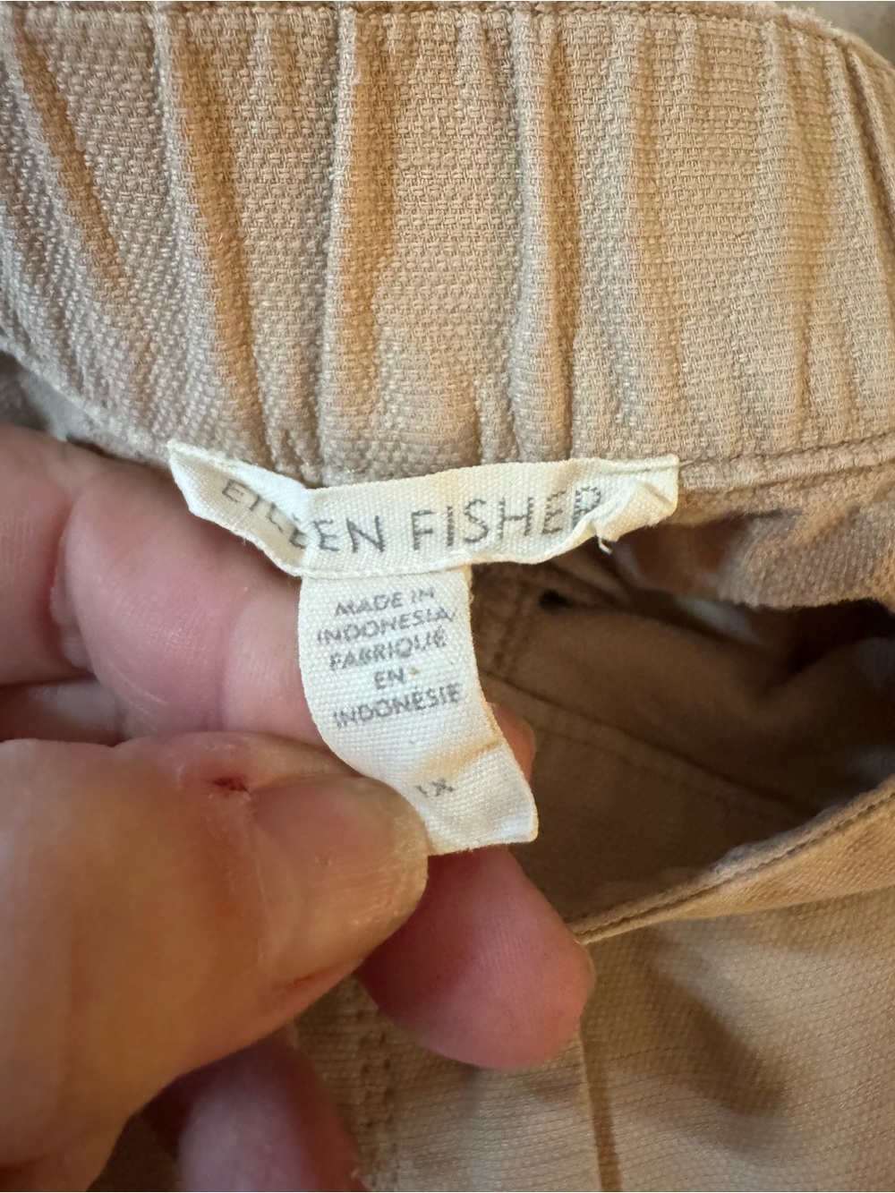 Eileen Fisher Light Beige Capris - Picture 11 of 14